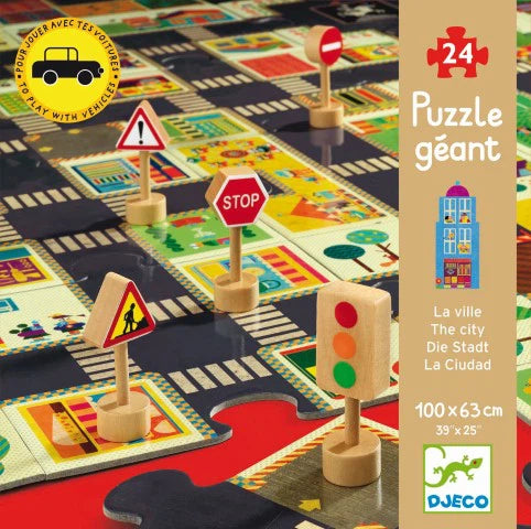 Puzzle Gigante La Ciudad 24 piezas
