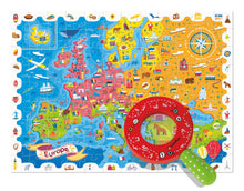 Carregar imatge al visor de la galeria, Detective Puzzle Mapa de Europa 108 pcs
