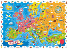 Carregar imatge al visor de la galeria, Detective Puzzle Mapa de Europa 108 pcs
