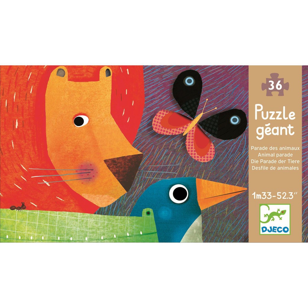 Puzzle Gigante El Desfile de los animales (36 pzas)