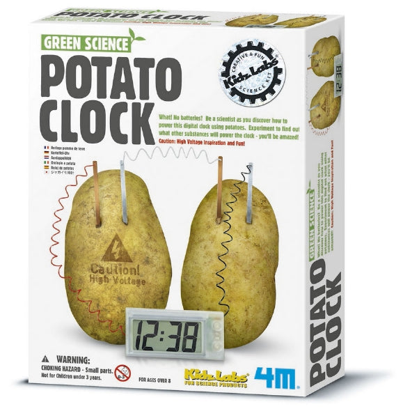 Set green science rellotge de patata